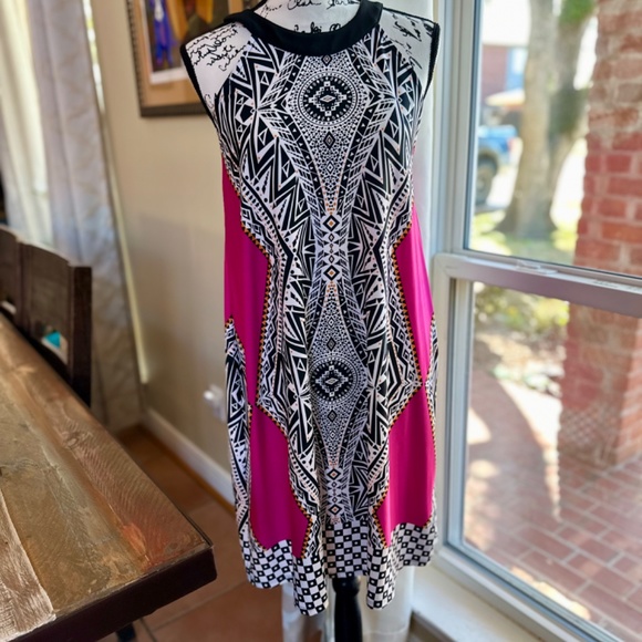 Pink & Black Sun Dress - Excellent Condition!! - Picture 6 of 9